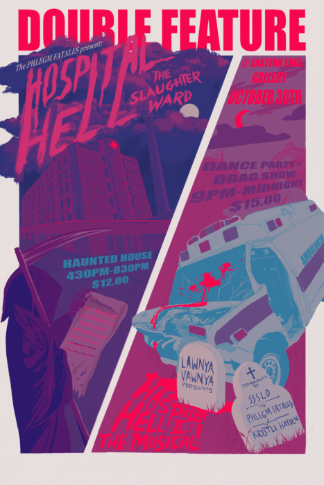 Poster double feature hospital hell final version